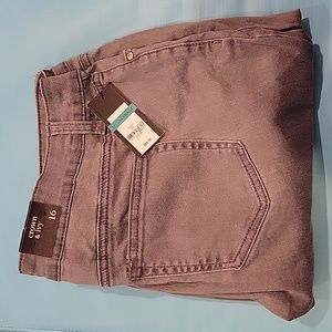 Crown & Ivy Distressed Jeans 16 Avg